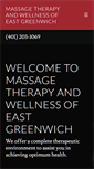 Mobile Screenshot of massagetherapyofeg.com