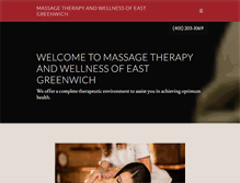Tablet Screenshot of massagetherapyofeg.com